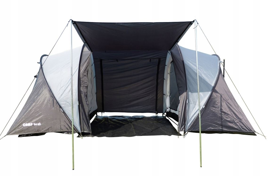 CAMP tourist tent for 4 people, 2 bedrooms, 3500mm, 440x240cm