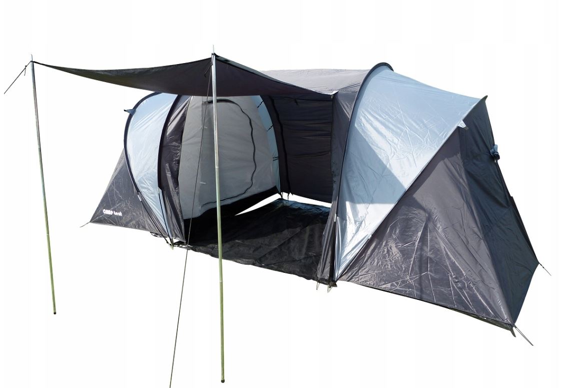 CAMP tourist tent for 4 people, 2 bedrooms, 3500mm, 440x240cm
