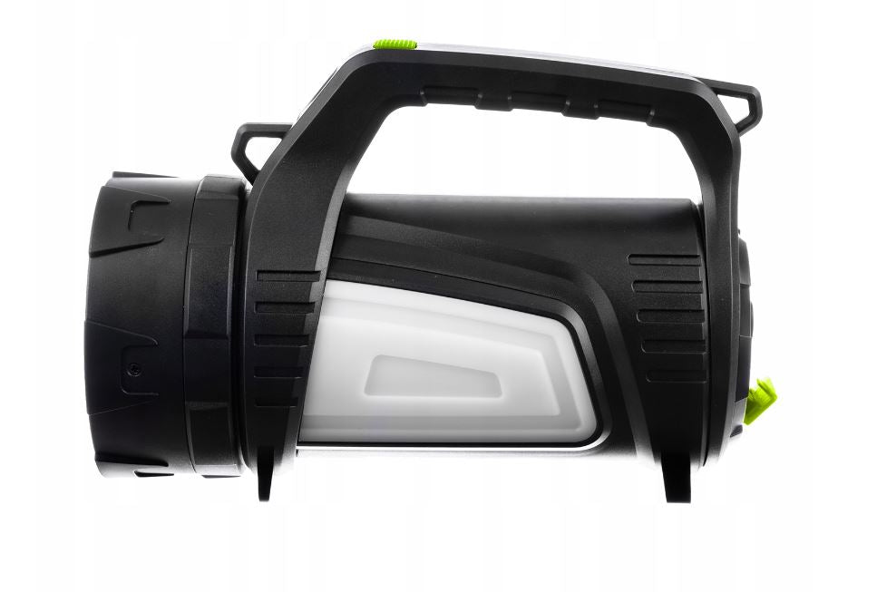 Powerful Flashlight, LED Searchlight, Rechargeable Powerbank