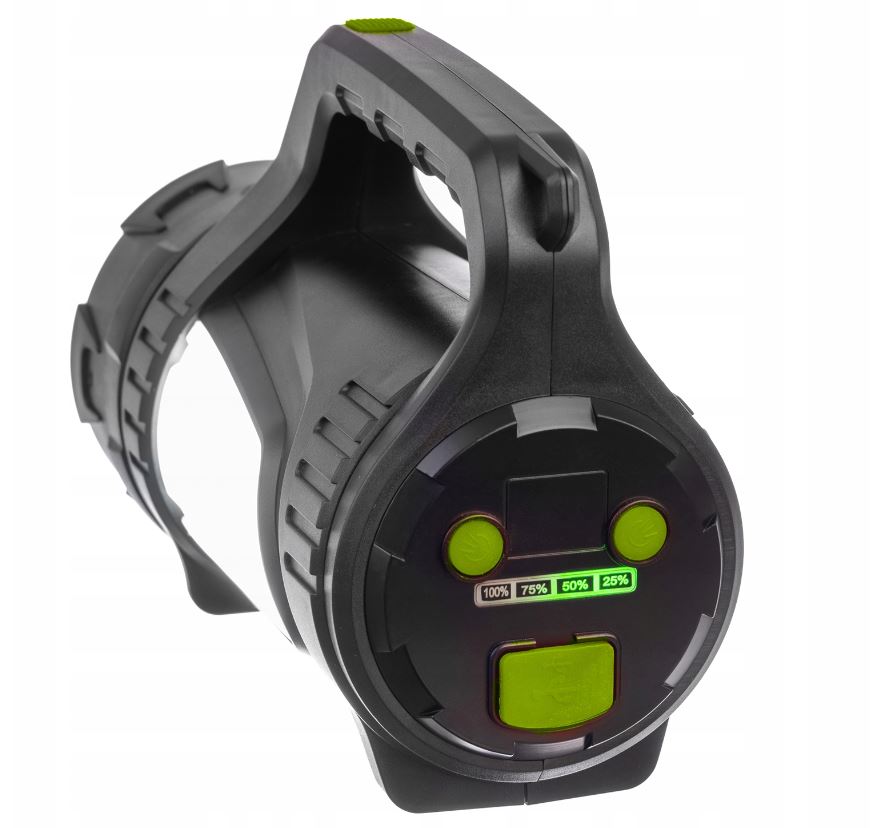 Powerful Flashlight, LED Searchlight, Rechargeable Powerbank