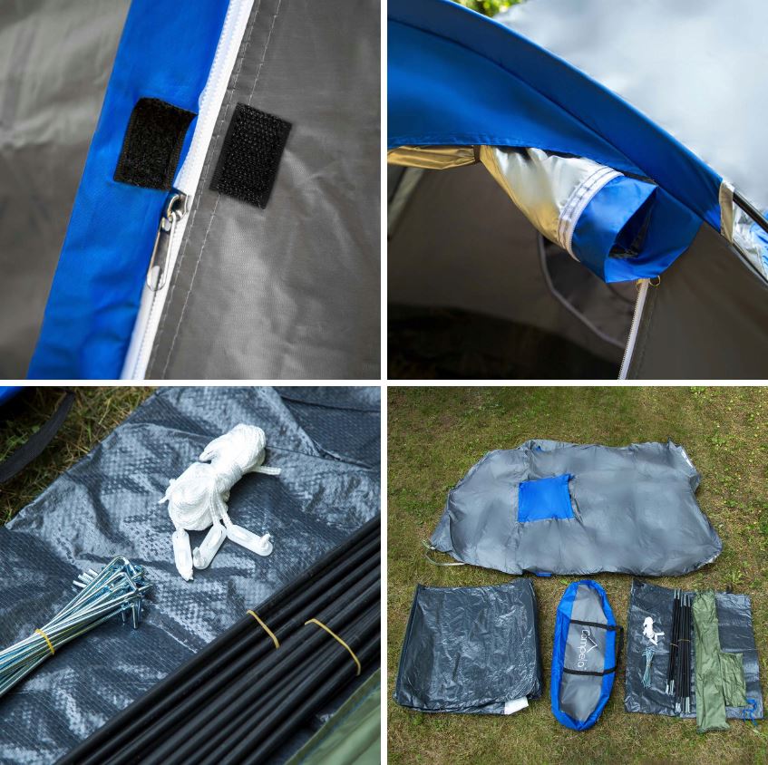 NAMIOT TURYSTYCZNY 4 OSOBOWY CAMPELA 3000mm