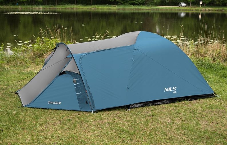 Large Tourist Tent for 4 Persons, Waterproof, 340X240cm