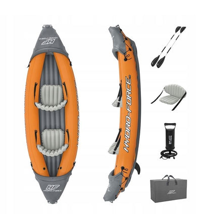 Inflatable kayak, 2-person, Pontoon, 321x88cm