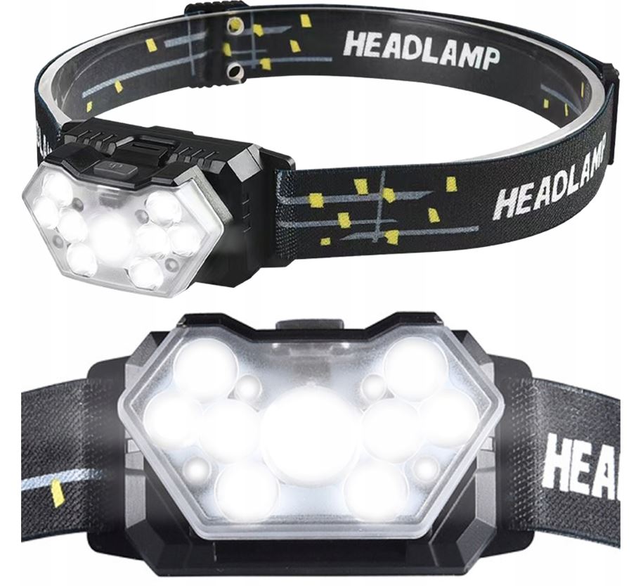 WATERPROOF HEADLAMP 4 MODES