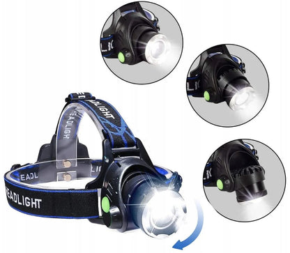 Powerful HEAD LAMP FOR THE HEAD HEAD LAMP 13600 mAh BATTERY