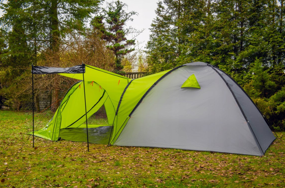 LARGE TOURIST TENT, 4-PERSON, 460x215cm, WITH VESTHIP