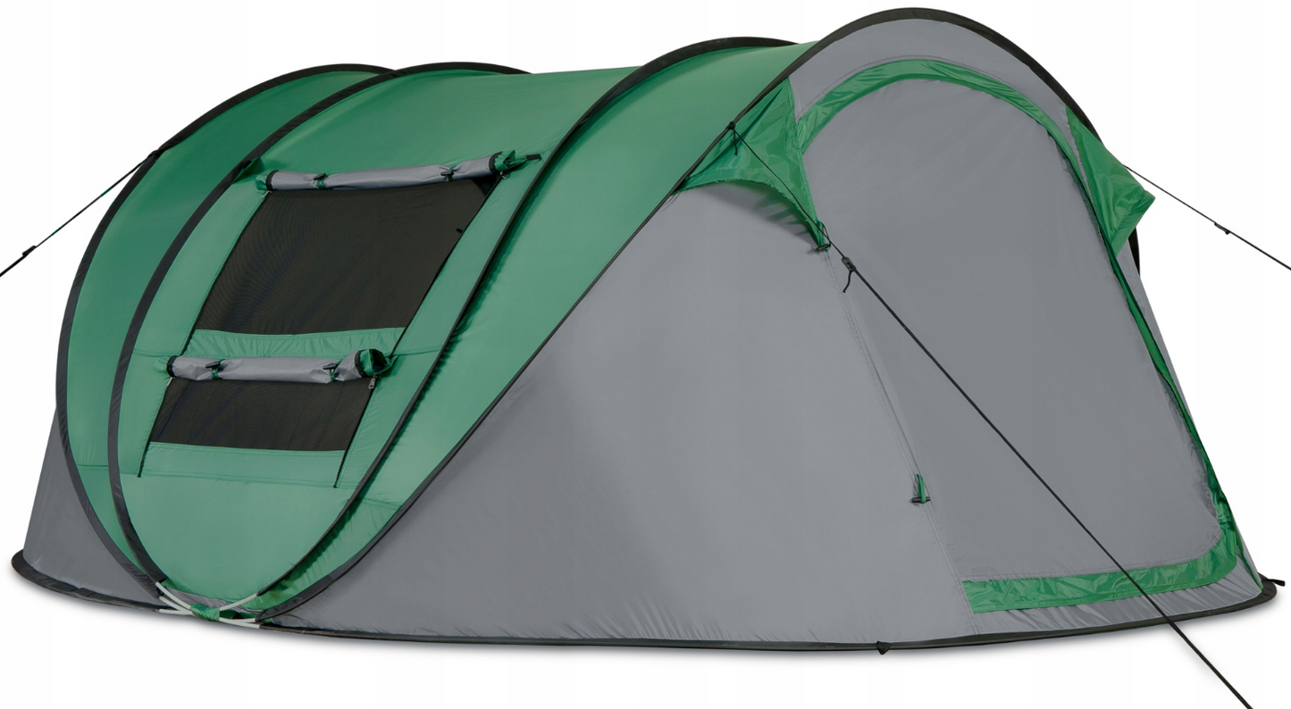 Tourist tent for 4 people, self-folding, window 280x210cm