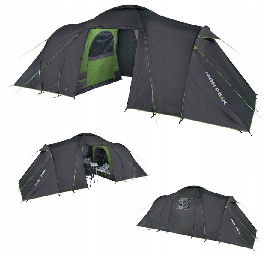 Como 6-person tourist tent green 540 x 210/230 cm 4000mm