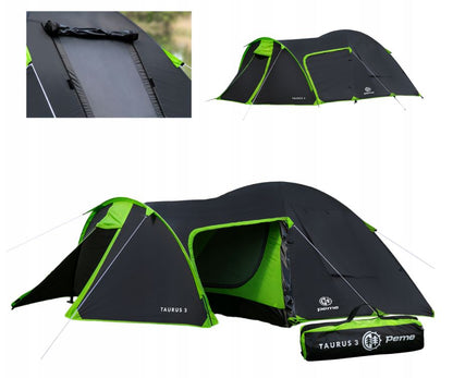 Tourist Camping Tent for 3 people, 380 x 220cm