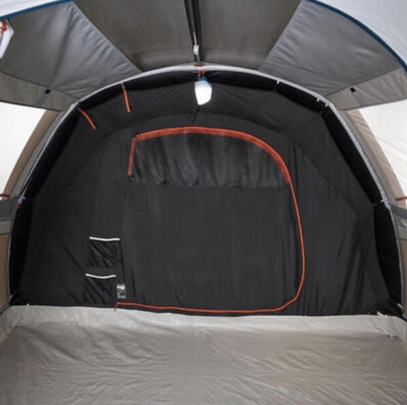 Namiot kempingowy dmuchany QueA Fast Air 4-osobowy - 480x290cm 6.5m2 + pompka gratis