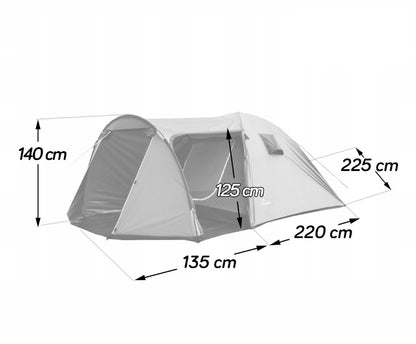 Campela gray tourist tent for 4 people