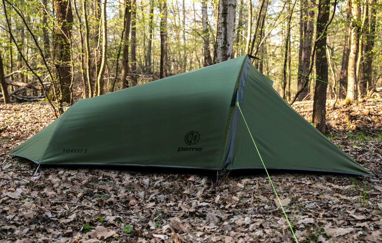 Forest tourist tent for 2 people, 285x160cm