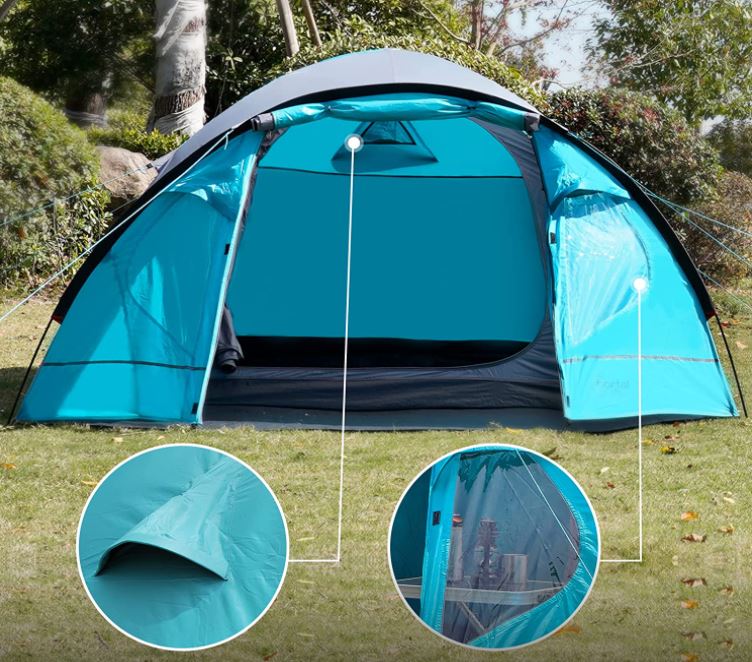 Portal 4-person camping tourist tent 310x240cm