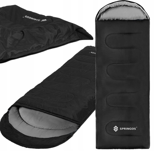 SLEEPING BAG 210x73cm QUILT 2in1 TOURIST LIGHT