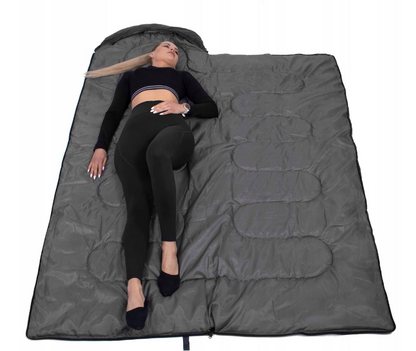 SLEEPING BAG 210x73cm QUILT 2in1 TOURIST LIGHT