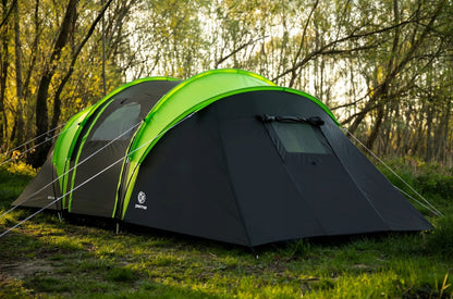 Tourist tent for 4 people, Family, 2 bedrooms, 410x220cm