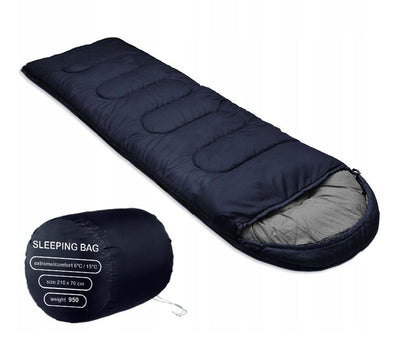 WARM TOURIST SLEEPING BAG 2in1 with hood 210x70cm