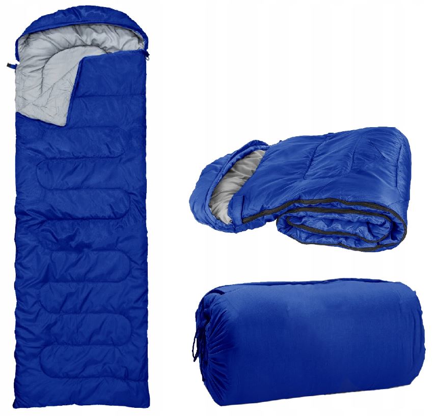 WARM TOURIST SLEEPING BAG 2in1 with hood 210x70cm