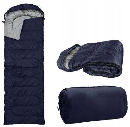 WARM TOURIST SLEEPING BAG 2in1 with hood 210x70cm