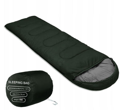 WARM TOURIST SLEEPING BAG 2in1 with hood 210x70cm