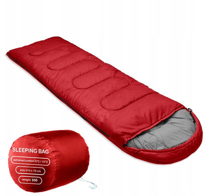 WARM TOURIST SLEEPING BAG 2in1 with hood 210x70cm