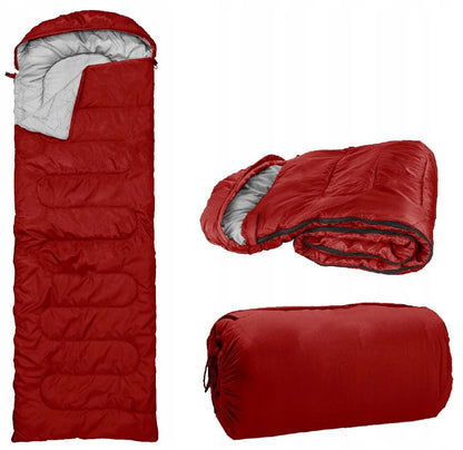 WARM TOURIST SLEEPING BAG 2in1 with hood 210x70cm