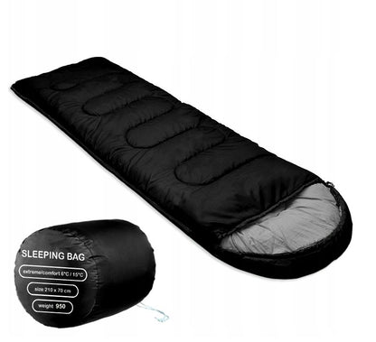 WARM TOURIST SLEEPING BAG 2in1 with hood 210x70cm