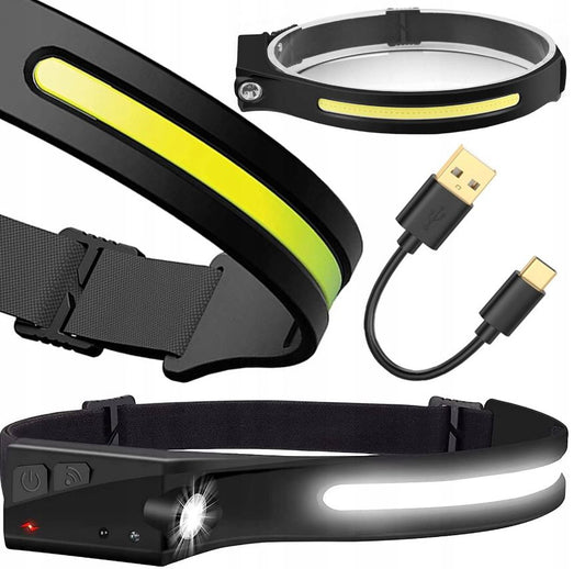 Baterie do čelovky + USB kabel - USB typ C 0,5m