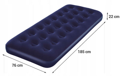 Single travel mattress 185 x 76 x 22 cm